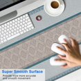 thumbnail image 2 of Long Mouse Pads for Desk,Blue Geometric Striped Pattern Desk Mats on Top Of Desks, Desk Mouse Pad Extra Large with 3mm Non-Slip Base and Stitched Edge for Gaming,Office,Work,Home 47.3"x23.6", 2 of 6