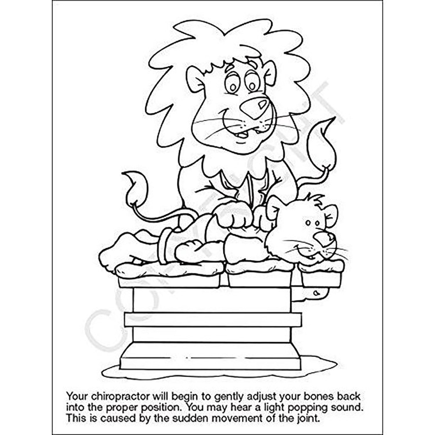 ZoCo: 25 Pack - A Visit to The Chiropractor Kid's Coloring & Activity Books