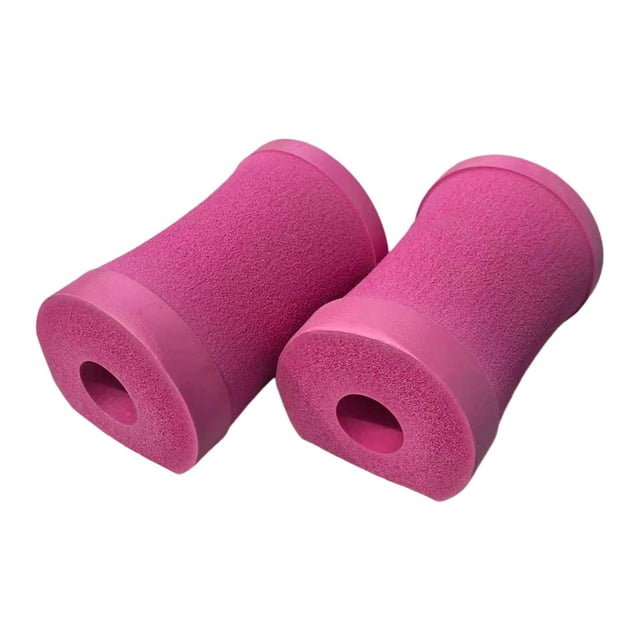 Almohadillas para flexiones, estables, portátiles, para el hogar, accesorios de fitness, pilates, ladrillos, espuma cómoda. Rosa rosa