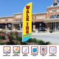thumbnail image 4 of Walk-Ins Feather flag for Outdoor by Mavis Print | 11.5 FEET Long Polyester Outdoor Banner Flag for Easy Hang | HD Print Swooper I Flag Only for Business Advertising | Made in USA I Flag Only, 4 of 5