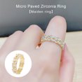 thumbnail image 2 of Qarigey Anillo de mujer con diamantes de imitación para Festival, cumpleaños, boda, fiesta, vacaciones, celebración, playa, trabajo, fecha, joyería Ropa, zapatos y accesorios Miscelánea Qarigey AP015119-00, 2 of 6