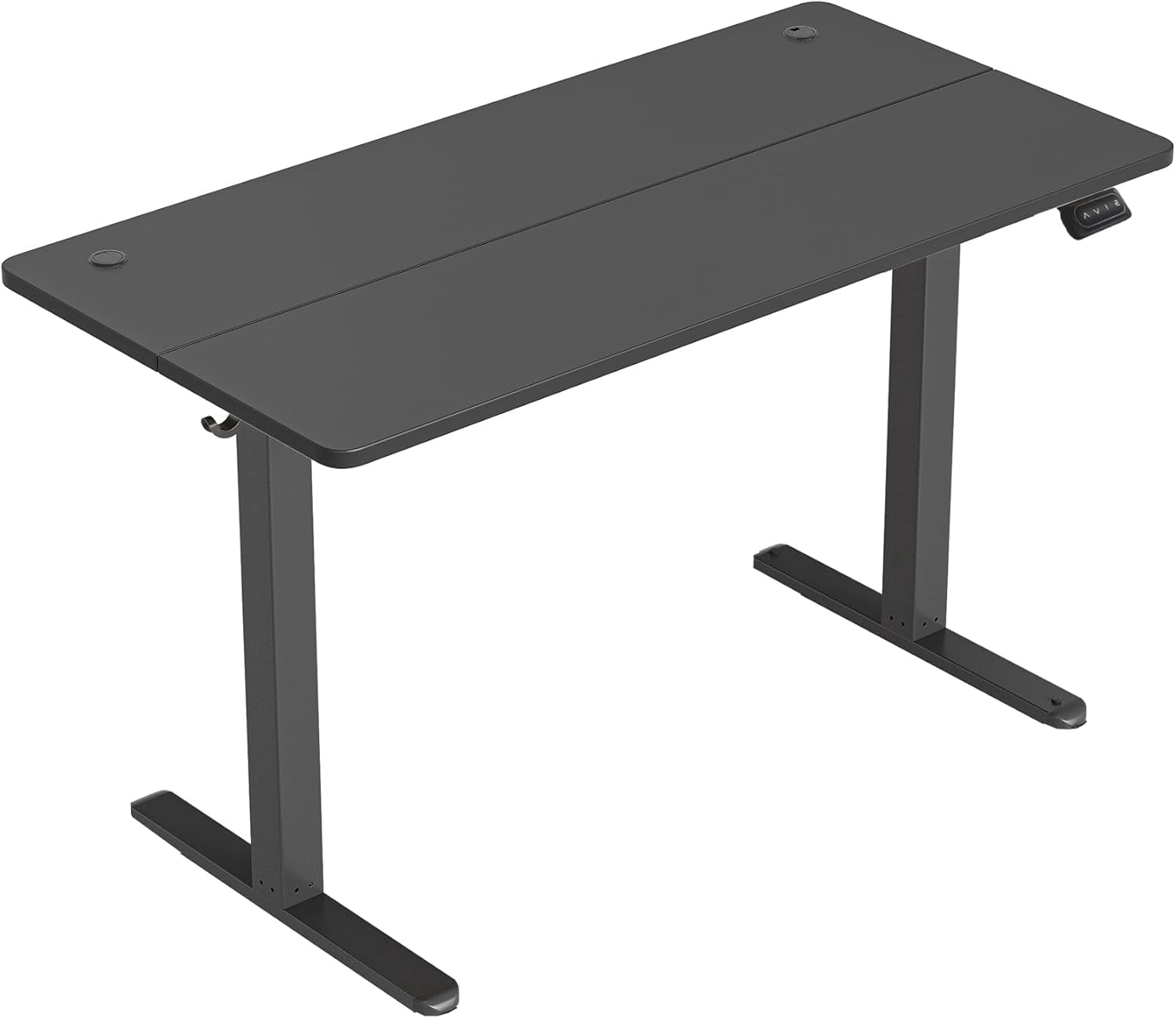 CubiCubi Electric Standing Desk, 55 x 24 Inches Height Adjustable Sit Stand Desk, Ergonomic Home Office Computer Workstation, Black
