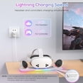 thumbnail image 3 of Magnetic Charging Dock for Meta Quest 3S/3, VR Headset & Controller Charging Stand with Cool RGB Ambient Lighting, 3 of 8