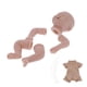 thumbnail image 4 of Juego de muñecas kit de muñecas en blanco larga vida útil suave fácil de montar para regalo para sus hijos ANGGREK Otros, 4 of 8