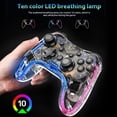 thumbnail image 3 of Wireless Controller Gamepad 3 Level Vibration Adjustable 6-Axis Somatosensory Chip for Switch Pro/Switch/Switch OLED/Switch Lite (Black), 3 of 7