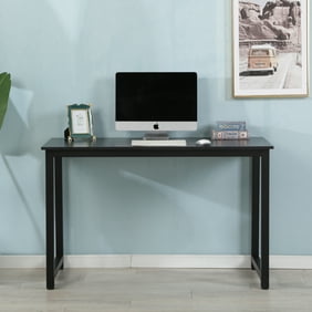 Modern Computer Desk Heavy Duty Computer Table With Wood Desktop