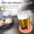 thumbnail image 5 of Thick Coasters for Drinks & Coffee Wooden Table,Ripple,Stain-Resistant,Non-Absorbent, 5 of 5