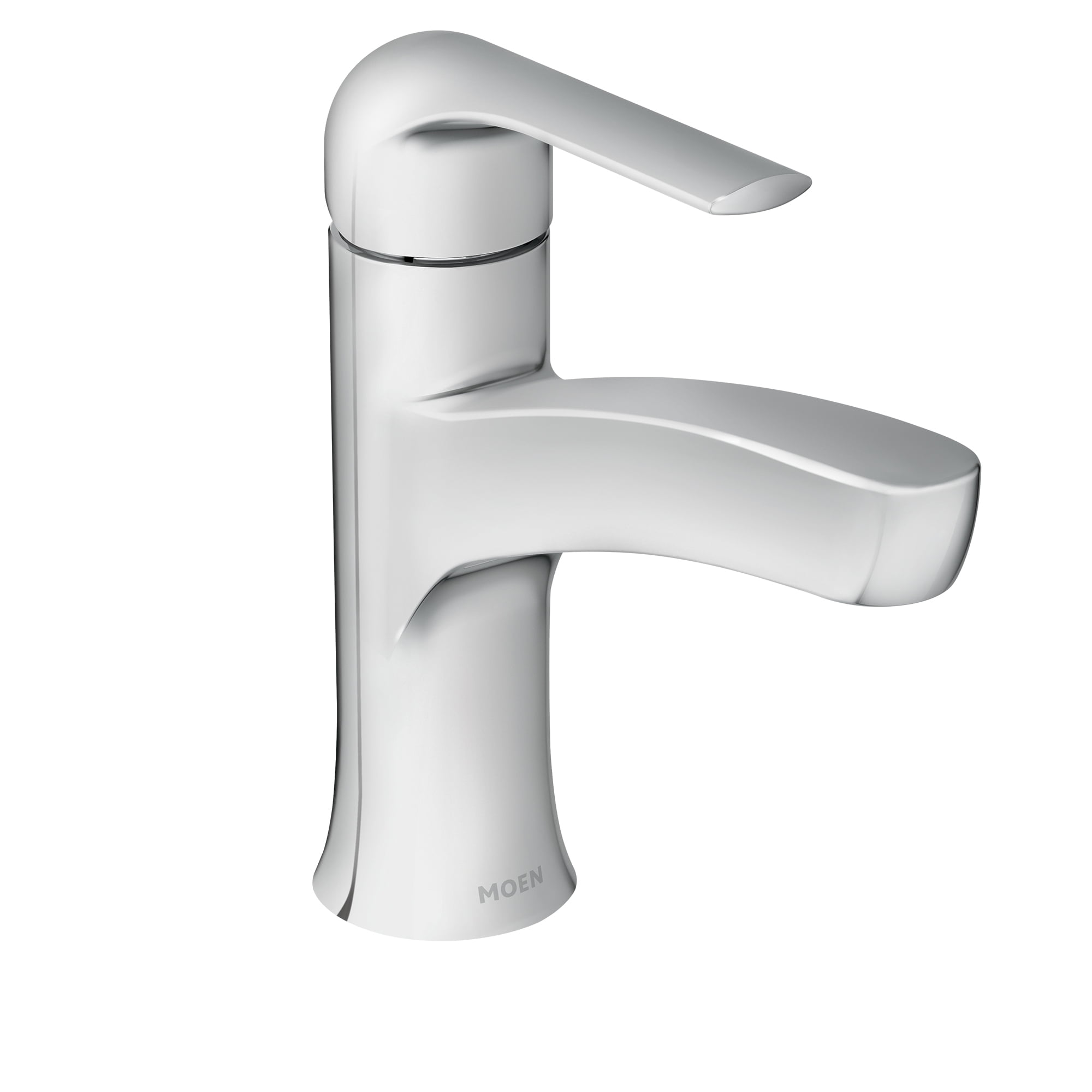 Moen Tilson Chrome Bathroom Sink Faucet with Optional Deck Plate, 84565