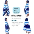 thumbnail image 4 of Kids Hooded Beach Bath Towel, Baby Surf Poncho Toddlers Soft Real Wrap Hooded Towels for Kids Boy Girl, 4 of 4