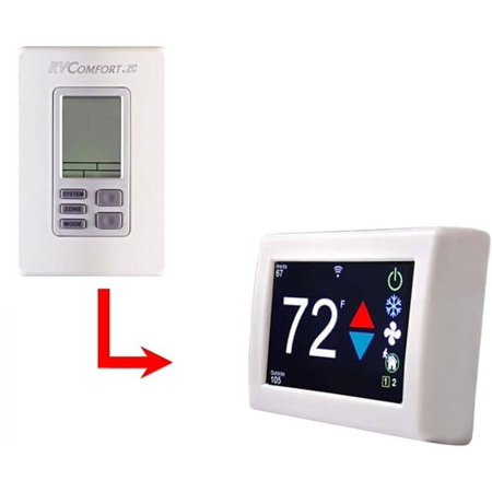 Micro-Air ASY-355-X02 EasyTouch RV 355 Touchscreen Thermostat With Bluetooth - White
