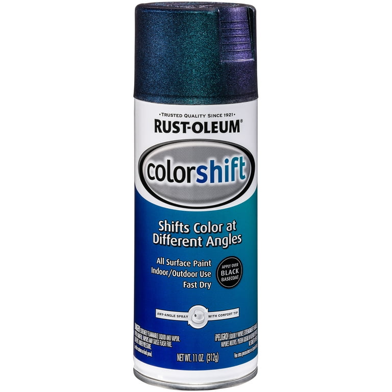 Blue Cosmos, Rust-Oleum Color Shift Spray Paint-372479, 11 oz
