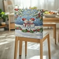 thumbnail image 3 of TSOVTHRID Snowman Holly Pinetree Print Chair Covers Dining Room Seat Covers Dining Chairs Slipcovers Chair Back Slip Cover for Home Kitchen Farmhouse Christmas Decor, Set of 2, 3 of 7