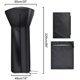 thumbnail image 2 of Funda para calentador de patio 210D Funda para calentador de sombrilla Lona protectora, 2 of 4