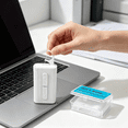 thumbnail image 4 of ACDANC Portable Dental Floss Picks Dispenser 2Box,Travel Floss Storage Case with Adult Toothpicks Flosser Sticks 80 Count,Portable Floss Case for Oral Care Teeth Cleaning Tool(White), 4 of 7