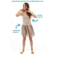 thumbnail image 2 of Sash Full Slip Sleeveless Under Dress With Built In Crop Top for Teen Girls - 95% cotton, 5% Lycra Top, 2 of 4