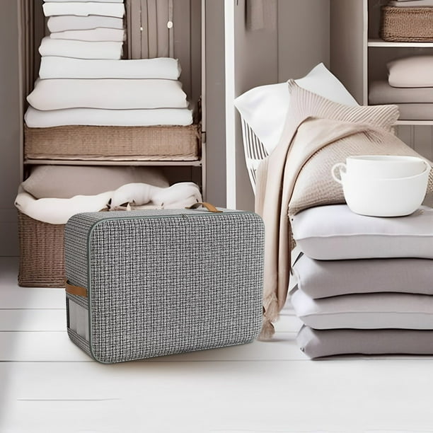 Bolsa de almacenamiento portátil, bolsa para muebles, bolsa de almacenamiento para dormitorio, gran capacidad, bolsa de almacenamiento universitaria, bolsa de almacenamiento plegable, tela