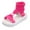 Pink, variant on Anuirheih Flatform Sandals for Women, Open Toe Buckle Ankle Strap Wedge Sandals for Women Thick Soled Shoes(Black)