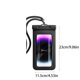 thumbnail image 3 of Funda impermeable para teléfono con compatibilidad táctil, cordón para natación, flotación, playa, actividades al aire libre, compatible con varios tamaños de teléfonos inteligentes, negro., 3 of 5