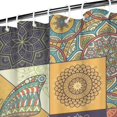 thumbnail image 3 of Waterproof Bohemian Shower Curtain 72x72 Inch Boho Style Polyester Unique Shower Curtain for Bathroom Hotel Home Decor with 12 Plastic Hooks, 3 of 5