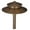 Bronze, variant on Stratum 12V Brass 2-Tier Light (9" Shade, 25" Tall) with 3W 2700K Warm White G4 LED Bulb for Low age Landscape Lighting on Outdoor Pathway, Walkway, Garden, Driveway or Patio