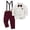 k1314-White6, variant on Boys Outfits Formal Elegant Polka Dot Printed Long Sleeve Lapel Wedding Dress Shirt Solid Color Pants Two Piece Set Kids Comfortable Breathable Soft Cute Daily Clothes,White,18-24 Months