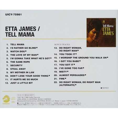 Etta James テル・ママ +10＜生産限定盤＞ CD