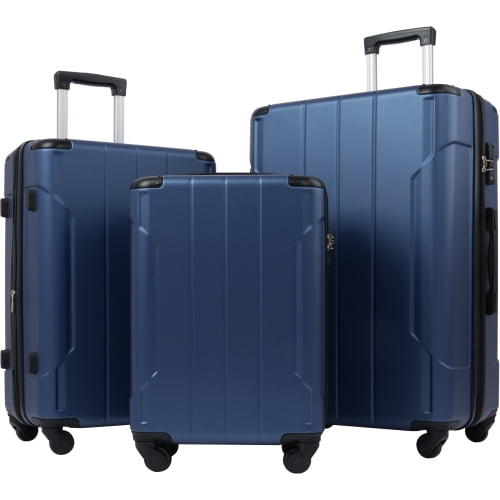 Merax Luggage Sets with TSA Locks, 3 Piece Lightweight Expandable