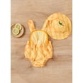 thumbnail image 2 of Gupgi Baby Girl 2 Piece Summer Outfits Sleeveless Romper + Watermelon Print Hat Infant Toddler Set, 2 of 9