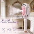 thumbnail image 5 of Electric Spray Air Cushion Massage Comb, Upgraded Vibration Misting Brushing Tool, Red Light Air Cushion Mister for Both Long/Short Hairs Reduce Frizz, Nourishes Hairs, Anti-Static (A+C), 5 of 8