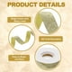 thumbnail image 3 of Cintas Brillantes de 7/8" x 10 Yards, Cinta para Envolver Regalos, Borde Cortado, Oro, 3 of 7