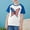 Blue, variant on USA Flag Tee Shirt For Kids 4Th Of July Memorial Day Gift T Shirt Boys Girls Casual Raglan Short Sleeve American Proud Tops Black 5-6 Years