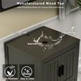 thumbnail image 6 of Eclife 24" Freestanding Bathroom Vanity Set with Vessel Sink, Faucet and Drain, 6 of 9
