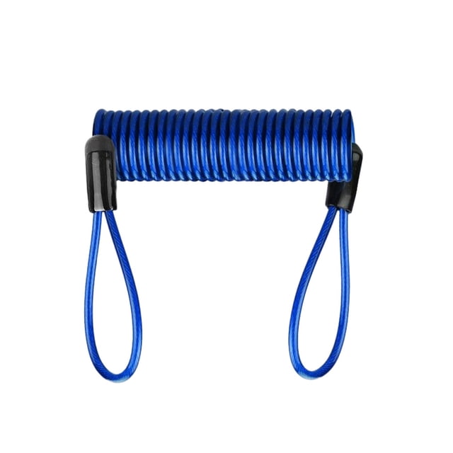 Eigraketly Tira de alambre de acero, cuerda portátil multiusos, protección impermeable, tiras de puerto de Metal, motocicleta estable resistente al Ciclismo Azul Eigraketly OD031645-04