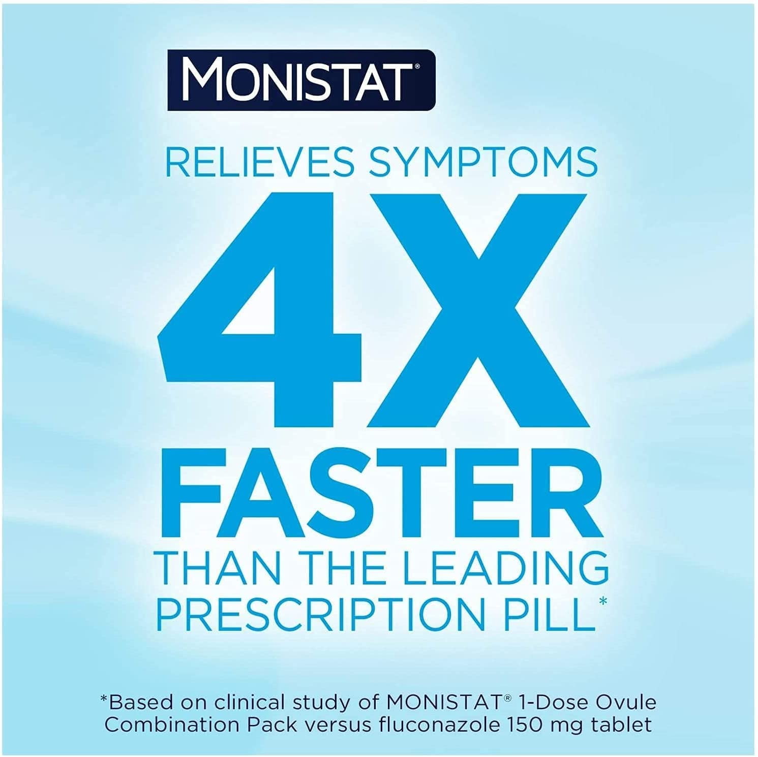 MONISTAT 1-Day Treatment Combination Pack (1 Ovule insert, 1 Contoured disposable applicator, 1 Tube of external itch relief cream)