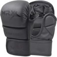 thumbnail image 4 of MRX MMA Grappling Gloves 7 OZ Boxing Punching Glove Mitts Black L/XL, 4 of 6