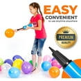 thumbnail image 3 of Hand Air Pump for Balloons - 9" Portable Manual Balloon Pump, Mini Hand Pump for Inflatables, Pool Floats, Party Garlands, Exercise and Yoga Balls, 3 of 7