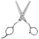 thumbnail image 1 of Tijeras profesionales de doble filo para peluquería, tijeras de entresacar para uso doméstico y profesional (17 cm) (Estilo aleatorio), 1 of 8