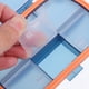 thumbnail image 4 of Pastillero semanal de viaje, dispensador de medicamentos semanales, pastillero para suplementos médicos, color azul cielo., 4 of 5