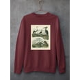 thumbnail image 3 of Heron And Crane Sweatshirt Men -Sydenham Edwards Designs, Male XX-Large, 3 of 4