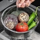 thumbnail image 4 of Stainless Steel Steamer Basket Metal Steamer Insert Steaming Rack Vegetables Fruit Colander Straine, 4 of 5