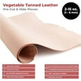thumbnail image 3 of ELW 8-9 oz Vegetable Tanned Leather Cowhide, 4-6 SQ FT, Full Grain Leather Craft Supplies for Tooling, Carving, Molding, Embossing, Stamping, and Pieces for Crafting, 3 of 10