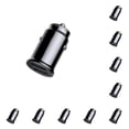 thumbnail image 1 of Moyic Cabezal de carga del vehículo USBCarga del teléfono Rápido Doble USB Pots 6 Sistema inteligente para automóvil, automóvil de Negro 10piezas, 1 of 6