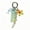 Green, variant on Elegant Dolphins Shaped Keychain With Delicate Lace And Seashells Detail Key Accessory Ideal For Gifts And Decors