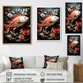 thumbnail image 4 of Designart "Underwater Coral With Red Fish And Small Creatures" Coastal Coral Under Water Canvas Prints, 4 of 7