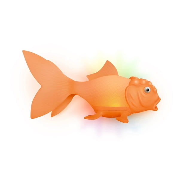Genuine Fred Koi Toy Light-Up Bath Goldfish, Orange