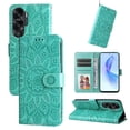 thumbnail image 1 of Funda tipo cartera GANGXUN para Honor X50i 5G , diseño girasol, cuero PU, soporte, cierre magnético, tarjetero, 1 of 5