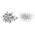 thumbnail image 4 of Mini bisagras para muebles, hierro plegable nalgas para armario, caja , plata perfecl Minibisagras, 4 of 8
