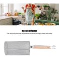 thumbnail image 3 of Mesh Pasta Basket With Wooden Handle Stainless Steel Mesh Spider Strainer Mesh Pasta Basket Stainless Steel Fine Mesh Pasta Basket For Pasta Noodles D, 3 of 5