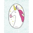 thumbnail image 2 of Larson, Lisa 15x18 White Modern Wood Framed Museum Art Print Titled - Unicorn II, 2 of 4
