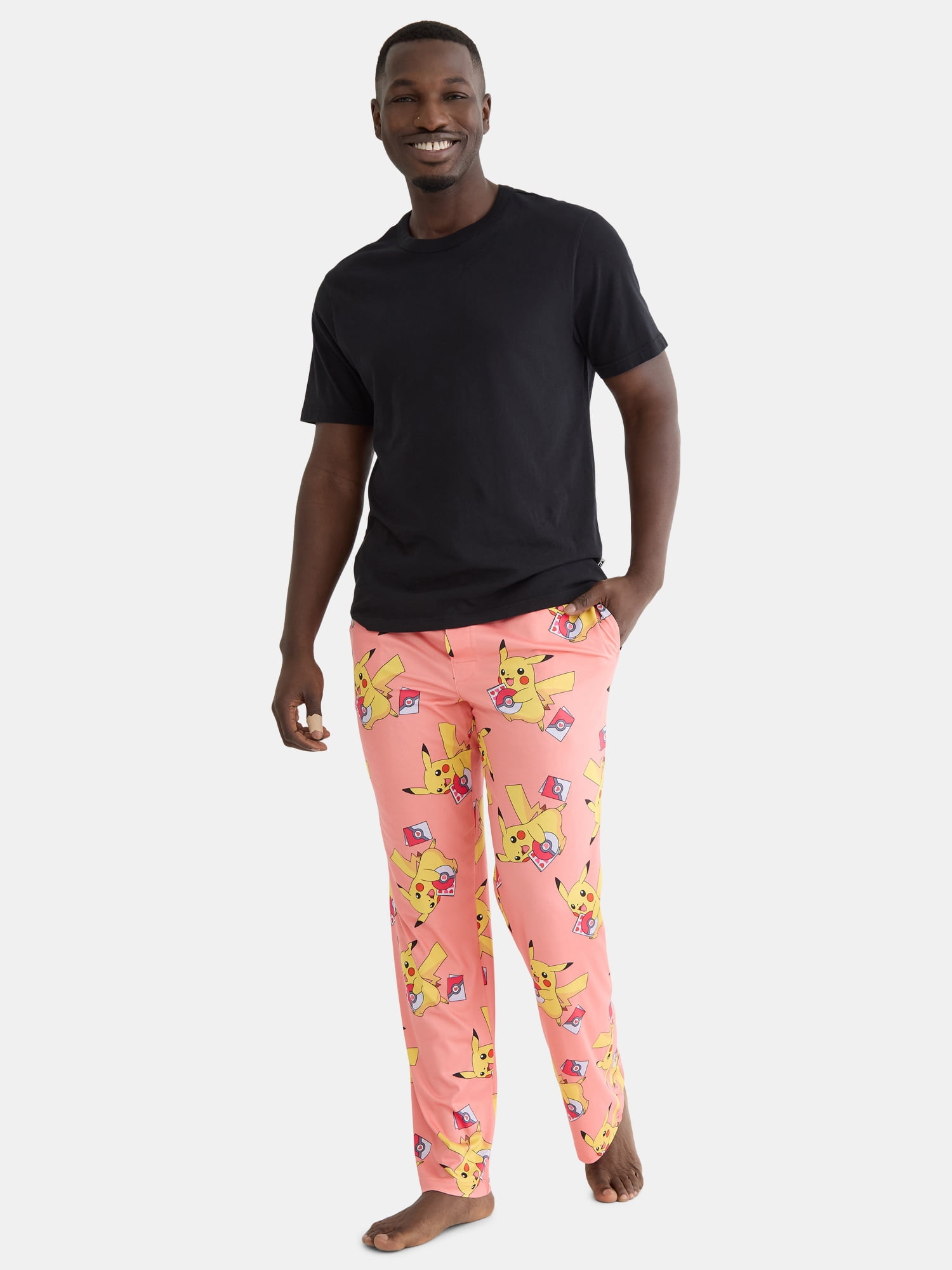 Pokemon Men's Valentine's Day Pajama Sleep Pants, Sizes S-2XL